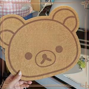 TEMU 귀여운 곰 모양 핀 전시판 1개 - 두께 0.5 인치 구름 모양 펠트 보드, 핀 보관용 벽걸이형 게시판, 내구성 있는 폴리에스터 섬유, 핀 및 액세서리 정리용으로 완벽, 아이디어