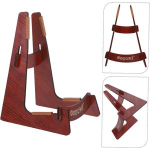 TEMU 휴대용 우쿨렐레 스탠드 기타 지지대 바닥형 랙 분리형 나무 바이올린 홀더 진열대 전기 베이스 걸이, 가정용 상점용