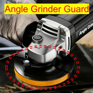 TEMU 135mm 초대형 앵글 그라인더 퀵 설치 보호 커버, 오버사이즈, 더 큰 톱날에 적합, 안전을 위한 조절 가능한 퀵 릴리스 스플래시 가드