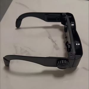 TEMU 낚시 휴대용 플로트 관찰 망원경, 안경 스타일 망원경, 손이 자유롭게, 휴대용 6배 확대, 낚시 플로트 관찰 망원경