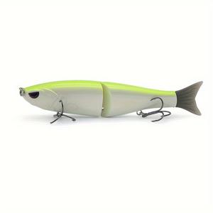 TEMU 1개 65.5g/19g 사이즈 대형 루어 모조 바이오닉 멀티 세그먼트 플라스틱 하드 루어 낚시 장비 해양 낚시 담수 범용 싱킹 루어