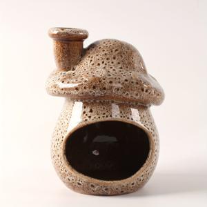 TEMU 1개 세라믹 향로 - 3in1 아로마테라피 버너, 귀여운 굴뚝 버섯 수제 장식품, 세이지, 팔로 산토 스틱용 향로 홀더, 홈 데코, 요가, 친구 가족을 위한 완벽한 선물