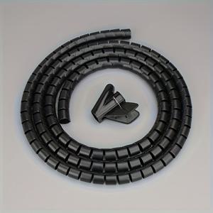 TEMU 1롤 케이블 정리 슬리브 보호대 - 전선 케이블 정리함 - PC 차량 케이블 정리 보호 슬리브 - 22mm 직경