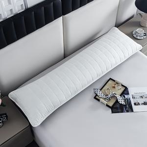 TEMU 다색상 부드럽고 피부 친화적인 롱 베개 커버. 커플용 더블 베개 커버로 적합. 침대 머리 받침 베개 커버. 장식용 쿠션 롱 베개 커버. 침대 장식용 베개 보호 커버. 세탁기 사용 가능, 모든 계절용