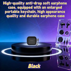 TEMU 갤럭시 버드 3 및 3 프로 모델을 보호하기 위해 설계된 부드러운 실리콘 이어폰 케이스입니다. 충격 방지 기능이 있으며 남녀 모두를 위해 키체인과 함께 사용하여 분실을 방지할 수 있습니다.