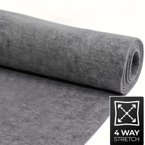 TEMU 자동차 실내 바늘 펀칭 부직포 원단, 난연성, 자동차, 트럭, SUV, 픽업, RV 및 보트에 적합, 카펫 패딩, 바닥재, 절단 가능