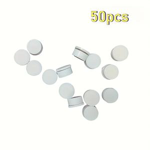 TEMU 50개 화이트 미니어처 스피닝 베어링 - 고정밀 부드러운 회전축, DIY 풍차, 신발, 공예, 회전 메커니즘에 이상적 | 쉬운 설치, 내구성 및 안정적인 회전, 모델카, 시계, 팽이와 호환 | 수제 베어링 액세서리, 구형 또는 원통형 디자인으로 부드러운 회전, DIY 프로젝트 및 미니어처 응용에 완벽