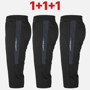 TEMU [1+1+1][ 3장세트! ] 남성 여름에도 부담없는 길이감 7부 트레이닝 빅사이즈 밴딩 바지 대박난(XS3QP1LP034M)