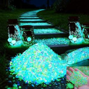 TEMU 정원 웨딩 수족관 장식용 야광 구슬 7500개 - 야외/공예용 야광 수지 구슬, 조경, 미니어처 프로젝트, 파티, 축제 및 DIY 세라믹용 재사용 가능한 공예용 구슬 (수정 요청 없음)