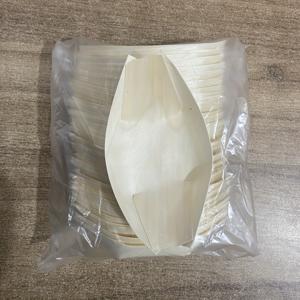 TEMU 50개입 11.6cm 소형 수제 나무 보트 접시, 창의적인 일회용 광택 목재 서빙 트레이, 스시, 간식, 및 디저트에 적합, 휴일 파티, 크리스마스, 졸업식 및 가정 모임에 완벽, 스시 액세서리