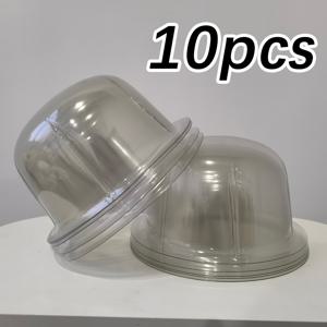 TEMU 돔형 모자걸이 10개입 팩 - 야구모자/밀짚모자용 높이 조절식 멀티후크 모자 정리대, 공간 절약형 독립형 플라스틱 모자 진열대, 옷장, 소매점, 기숙사, 현관용 컴팩트 디자인 - 내구성 좋음