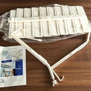 TEMU 1개 2025년 신형 실용적인 에어컨 디플렉터, 직접적인 바람 방지, 여름 필수 에어컨 디플렉터, 조절 및 분리 가능, 좌우 공기 방향, 대부분의 벽걸이형 에어컨에 적합, 에어컨 액세서리 전용