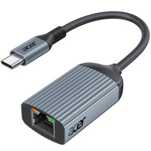 TEMU Acer USB C-Ethernet 어댑터, 플러그 앤 플레이 RJ45-Type C 네트워크 동글, 1Gbps 알루미늄 USB-C LAN 어댑터 (노트북, Macbook Pro/Air, Ipad Pro, Iphone 15/16 호환, Thunderbolt 3/4 지원)