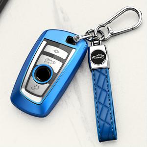 TEMU BMW 시리즈 1, 2, 3, 4, 5, 6, 7 및 BMW X1, X2, X3, X5용 소프트 고무 자동차 키 커버 케이스, 스마트 리모컨 자동차 키용 투명 쉘, 고품질 TPU 소재로 제작되어 키가 긁히는 것을 효과적으로 방지합니다