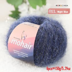 TEMU 6개입 고급 알파카 모헤어 얀 - 150G/5.29Oz - 구름처럼 푹신하고 부드러움, 꽃처럼 부드럽고 - 스웨터, 숄, 모자, 스카프, 재킷, 드레스, 가디건, 담요, 양말 뜨개질에 적합