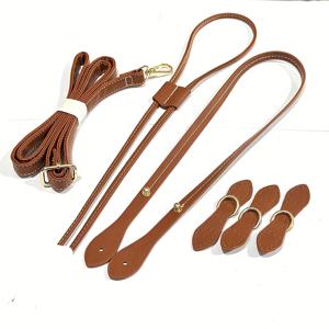 TEMU DIY PU 가죽 짚 우븐 싱글 숄더백 키트 10개/세트/ 핸드메이드 니트 코바늘 펀칭 토트 핸드백 액세서리- 여성용 DIY 핸드백 제작 키트, 길이 조절 가능한 긴 숄더 스트랩, 졸라매는 끈, 조임끈, 아일렛 귀걸이, 금속 D자형 버클, 패션 , DIY 지갑 만들기, 뜨개질하는 사람을 위한 선물, DIY 지갑 만들기