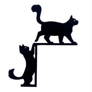 TEMU 2D 플랫 - [2D 플랫] 2DFLAT 검은 고양이 문과 창문 장식, 아크릴 홈 장식품, 검은 고양이 벽걸이, 가족 문 상단 장식, 식료품 창고 문 보호자, 식품 보관실 문 장식, 집 벽 장식, 홈 데코, 빈티지 스타일