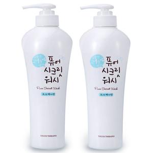 TEMU 터치테라피 퓨어 시크릿워시 여성청결제 포근한 베이비향 500ml X2개