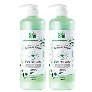TEMU 청정미인 퍼퓸 샴푸 퍼스트로맨틱 1000ml 2개 대용량