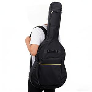 TEMU 패딩 처리된 41인치 기타 가방, 도톰한 백팩, 범용 학생용 기타 케이스