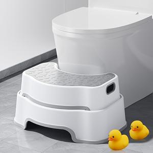 TEMU PANLYNNER 고강도 미끄럼 방지 스쿼트 변기 스ツール, 성인 및 어린이용 - 발받침대가 있는 미끄럼 방지 유아용 발판 스텝 스툴, 욕실, 세면실, 변기 훈련용, 모든 연령대용, 성인용 컴팩트 스툴