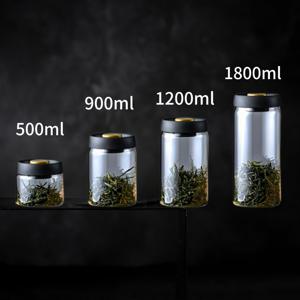 TEMU 진공 밀봉 보관용기 (단품) - 고품질 소재, 압력 펌프 및 방습 설계, 재사용 가능, 커피콩, 차잎, 견과류, 곡물 등 다양한 보관에 적합