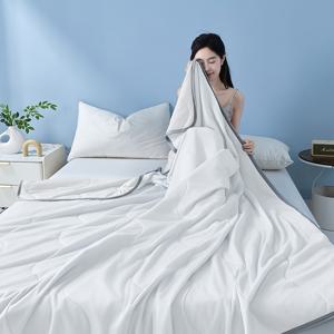 TEMU 초극세사 시원한 여름 ฤกาษา 퀼트 1개, 여름 시원한 ฤกาษา 이불, 에어컨 담요, 경량 ฤกาษา 퀼트, 침대 커버 담요, 쿨링 담요, 기숙사, 침실, 소파, 사무실용