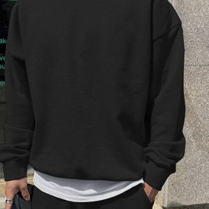 TEMU 남성 패션 라운드넥 스웨트셔츠