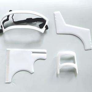 TEMU 남자 머리 스타일링 도구 세트 (4가지 스타일링 가이드 포함, 턱수염, 턱수염, 머리 모양 정리용). 여성 선물 및 크리스마스 장식으로 완벽합니다.