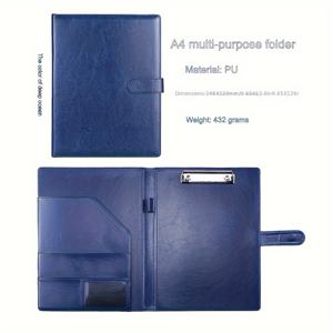 TEMU 다기능 A4 폴더 (비즈니스, 사무실, 협상, 서명, 회의용), 폴더, 패드