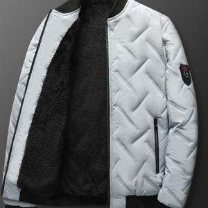 TEMU 새로운 두꺼운 남성용 캐주얼 스포츠 재킷 남성용 코트, 대학 스타일, 패셔너블한 레트로, 원피스 플리스 헤비웨이트 따뜻한 코트, 사무직 근로자 및 화이트 칼라 직장인 캐주얼 외출 및 일상적인 출퇴근 코트에 적합