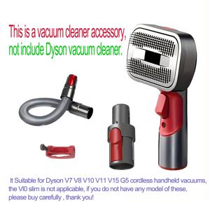 TEMU Dyson 진공 청소기 V7 V8 V10 V11 V15용 애완동물 그루밍 브러시 키트 (진공 청소기 미포함), 강아지 및 고양이 그루밍 브러시 부착 장치, 고양이 및 기타 동물용 강아지 털 그루밍 도구