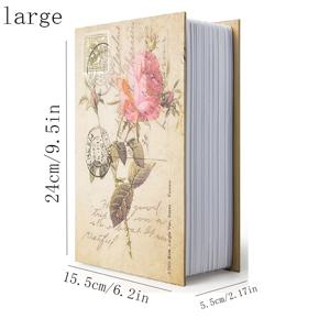 TEMU 비밀 책 금고 - 조합 잠금장치, 홀로우 아웃 시뮬레이션 북, 조합 및 잠금 메커니즘, 현금, 보석 및 귀중품 보관용 평범한 책 모양 - 사무실/여행용 금고, 수집가 및 일상 사용에 적합