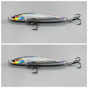 TEMU 2피스/20g 롱 캐스팅 소프트 루어 펜슬 낚시 미끼, 싱킹 미노우 베이트, 소프트 베이트