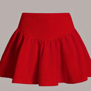 TEMU 패션 캐주얼 플리츠 다용도 심플 미니 스커트