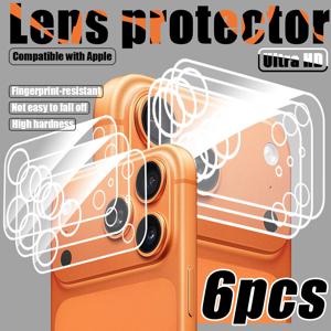 TEMU 6개입 투명 카메라 렌즈 보호 필름, 아이폰 17 Pro Max/17 Pro/17 Air/17/16 Pro Max/15 Pro Max/14 Pro Max/13/12/11 Pro Max 호환, 9H 강화유리, 스크래치 방지, 케이스 친화적, 기포 없음, 고화질