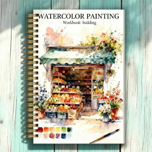 TEMU 나선형 제본 수채화 스케치북, 34페이지에 걸쳐 16가지 정교한 패턴 포함. 번짐을 방지하는 전문가급 두꺼운 수채화 종이. 기본 라인 아트를 위한 단계별 드로잉 튜토리얼 포함. 고품질 종이로 제작된 이 편안하고 채우기 쉬운 수채화 컬러링북은 부활절이나 생일을 위한 친구 및 가족 선물로 완벽합니다