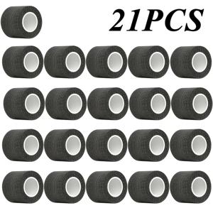 TEMU 타투 그립 커버 그립 테이프 자가 점착 탄성 랩 타투 머신 테이프 접착 탄성 붕대 롤 탄성 스포츠 테이프 접착 랩 타투 추가 장비