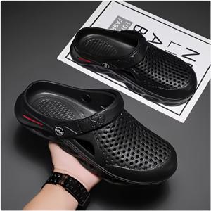 TEMU 남성용 소프트 솔 편안한 슬립온 슈즈, 실내외 사용 가능, 가벼운 아웃도어 스포츠 샌들, 커플용, 패셔너블한