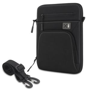 TEMU 12.9인치 아이패드 프로 태블릿용 숄더백, 크로스바디 내부 파우치 포함, 아이패드 프로 12.9 M4/M2, 갤럭시 탭 S9+ 12.4, Surface Laptop Go 호환, 슬림한 출퇴근 가방 디자인, 추가 수납 포켓 포함