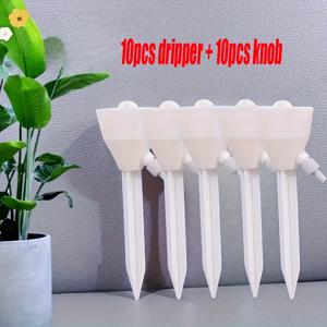 TEMU 20개/세트 자동 식물 점적 관개 키트, 수량 조절 가능, 실내 및 정원 식물에 적합, 표준 유럽 나사산 병 호환, 배터리 불필요 효율적인 화분 물주기 시스템, 가정용 식물 물주기에 이상적, 간편한 설치