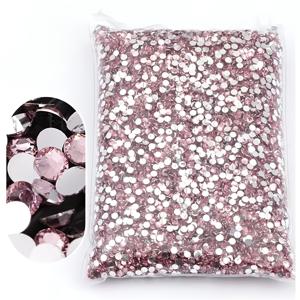 TEMU 2mm 5002개, 3mm 5002개, 4mm 2502개, 5mm 1502개, 6mm 502개, 33가지 색상으로 제공되는 납작한 바닥 레진 라인스톤, 네일 아트, 여행 가방, 의류 및 주얼리 제작용