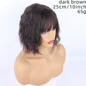 TEMU 울 롤 헤어 익스텐션 피스 시뮬레이션 빅 헤어라인 심리스 푹신한 볼륨감 증가 긴 커버 화이트 헤어 가발 피스 여성 머리 위