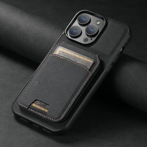 TEMU 휴대폰 케이스 - SUTENI 카드 홀더 휴대폰 보호 케이스, 리체 패턴 인조 가죽 휴대폰 홀더 가방 (아이폰 17 Pro Max 17Air 16 15 Plus 14 13 12 11 X XR Xsmax 호환), 브라운/블루/블랙/핑크/퍼플
