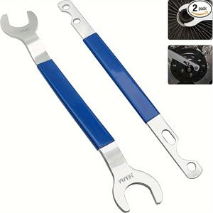 TEMU BMW, Ford, GM, DODGE, CHEVROLET, Jeep용 32mm & 36mm 팬 클러치 렌치 세트, 워터 펌프 풀리 홀더 탈거 공구, 팬 클러치 탈거 키트, 워터 펌프 홀더, 너트 워터 허브 탈거기