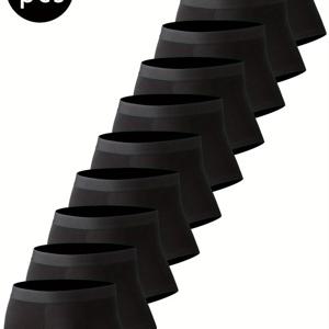 TEMU 10개입 남성용 드로즈 블랙 탄성 편안한 섹시 남성 속옷, 패셔너블 남성용 반바지