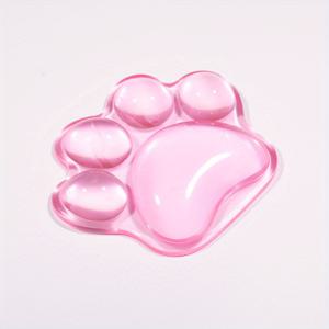 TEMU 작은 투명 실리콘 마우스 패드 손목 스트랩 냉각 완화 사무실 손목 받침 데스크탑 입체 손목 패드