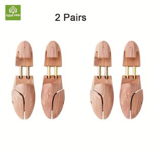 TEMU 전문가용 남성용 레드 시더 신발 트리, 조절 가능한 시더 나무 신발 지지대, 남성용 레드 시더 신발 스트레처, 신발 트리, 나무 신발 쉐이퍼