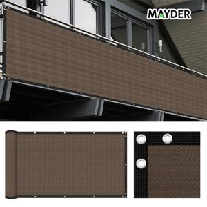 TEMU 개인 공간 보호 울타리 스크린, 고밀도 폴리에틸렌 두꺼운 그늘막 네트, 70%-80% UV 보호 + 노화 방지 디자인, 발코니, 테라스, 수영장 범용, 금속 버튼홀, 아파트 안뜰 장식 특수