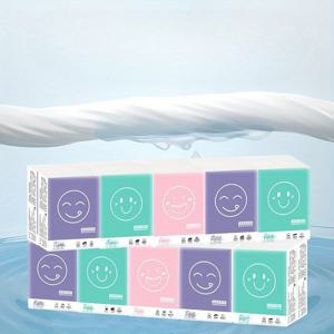 TEMU 140매/20팩 3겹 귀여운 손수건 페이퍼 타월 페이셜 티슈 소형 팩 학생용 휴대용 소형 팩 페이퍼 타월 휴대용 미니 손수건 페이퍼